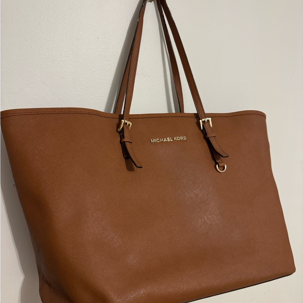 Michael Kors Tan Leather Tote